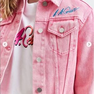 L.A. Gear Pink Denim Jacket